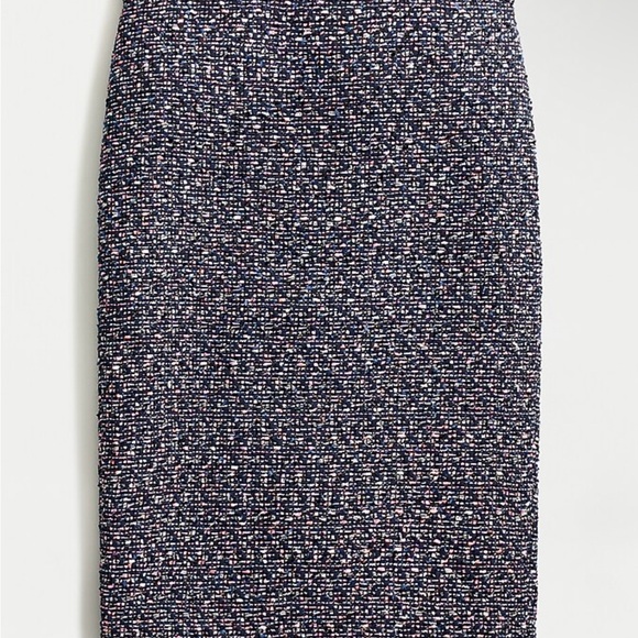 J. Crew Dresses & Skirts - J. Crew No. 2 Pencil Skirt In Pink Confetti Tweed Back Zip Size 6